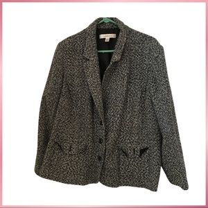 Croft and Barrow Tweed Plus size Blazer